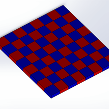 tabuleiro de xadrez jogo echec planalto 3d print model - Mito3D
