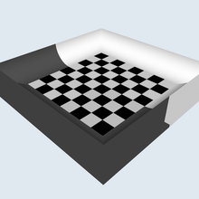 chessboard game 3d chess board 3d print model - Mito3D