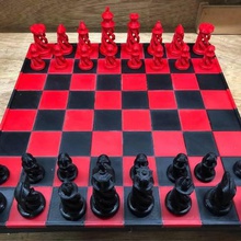 chesse board game games 3d print model - Mito3D
