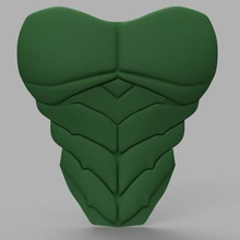 el pecho de la armadura art caballero batman capucha roja flecha verde cosplay 3d print model - Mito3D