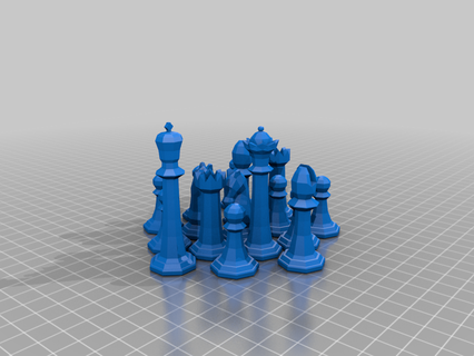 chest set Game chess 3d print model - Mito3D