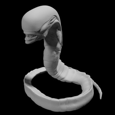 chestbuster 4 art alien xenomorph warrior terminator ripley lv416 romulus vs predator mortal kombat terror isolation 3d print model - Mito3D