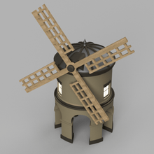 chesterton windmill architecture buildings structures village united kingdom tower old folk english building 3d print model - Mito3D