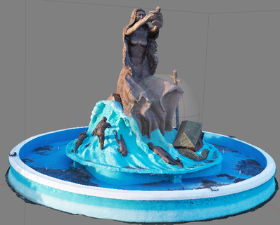 chetumal renaissance monument statue traffic circle art park 3d print model - Mito3D