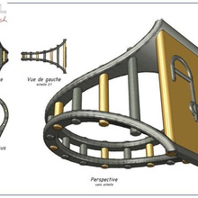 chevali re Schmuck Ringe chevali&egrave bijoux bague 3d print model - Mito3D