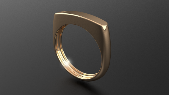 chevalier fino anel joalheria fundida elenco coleção conjunto 3d print model - Mito3D