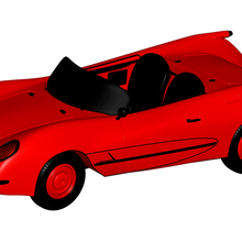 chevrolet-corvette 3d print model - Mito3D