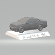 chevrolet avalanche modelo 3d de carro personalizada impressão arquivo stl vários a do veículo Carro personalizado design impressoras Modelo carros 3d print model - Mito3D