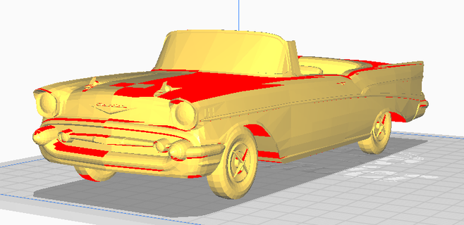 chevrolet bel air 1957 Game cars use 2023 3d print model - Mito3D