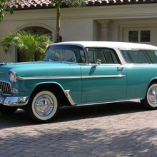 Chevrolet bel Luft Nomade 1955 Spiel 1950 1951 1952 1953 1954 1956 1957 1958 1959 1960 50s 60s amerikanisch Wagen 3d print model - Mito3D