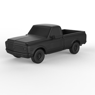 chevrolet c10 cheyenne pickup 1971 pre-supported diecast miniatures scalemodels collectibles 1 32 43 64 76 87 cars precision supported hobby diorama vehicles detailing collectors automobilia custom 3d print model - Mito3D