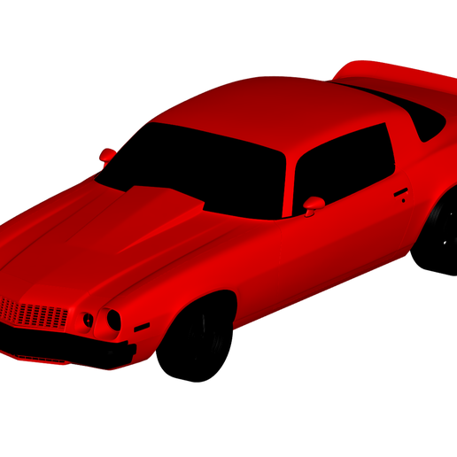 Chevrolet camaro 1974 3D print model - Mito3D