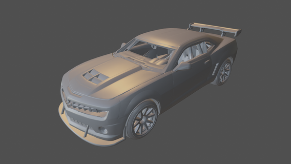 Chevrolet camaro SSX 2010 2012 2013 2009 2014 trac voiture véhicule 3d impression jouet imprimable réaliste 3d print model - Mito3D