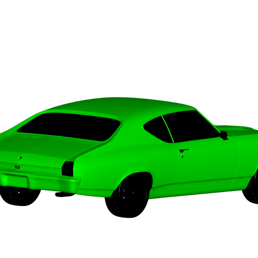 Chevrolet chevelle ss 1969 3D print model - Mito3D