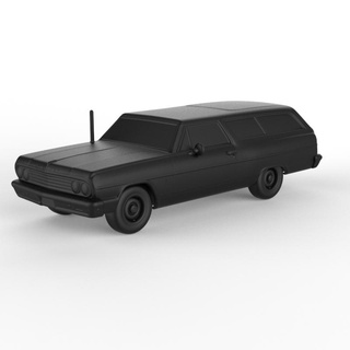 chevrolet chevelle station wagon 2door 1964 pre-supported diecast miniatures scalemodels collectibles 1 32 43 64 76 87 cars precision supported hobby diorama vehicles detailing collectors automobilia custom 3d print model - Mito3D