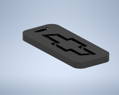chevrolet chevy logo emblema portachiavi gm generale motori chiave moda design 3d print model - Mito3D