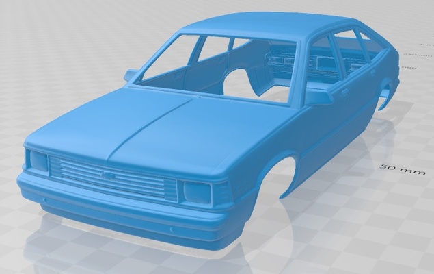 chevrolet alıntı 1980 yazdırılabilir vücut araba oyun yuva ölçülü tamiya rc miniz hobi mikro döküm 3d print model - Mito3D