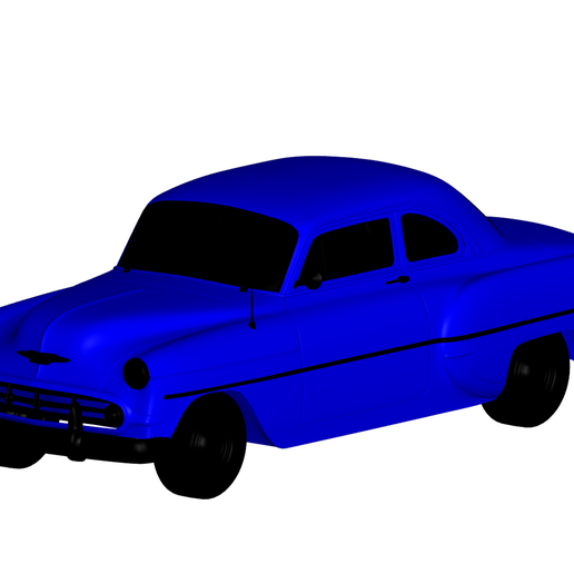 Chevrolet clube 1953 3D print model - Mito3D