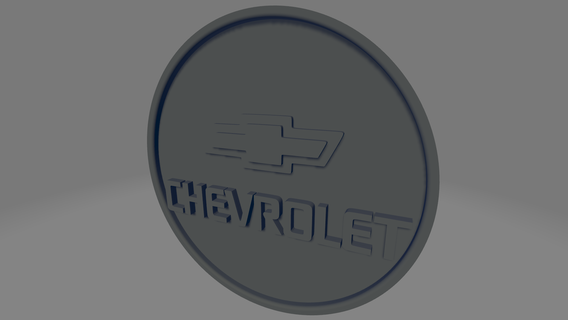 Chevrolet Coaster lettres 3d print model - Mito3D