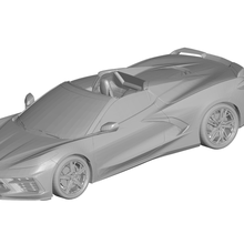 chevrolet corvette 3d print model - Mito3D
