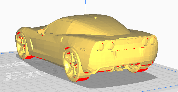 chevrolet corvette c6 2008 Game cars use 2023 3d print model - Mito3D