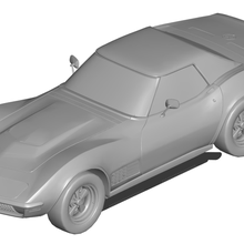 Chevrolet corvette Raie 3d print model - Mito3D