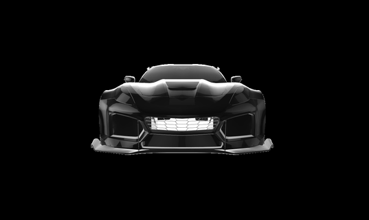 chevrolet corbeta zr1 mantarraya 2019 afinado auto coche vehiculo coches 3d print model - Mito3D