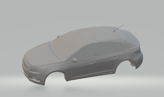 chevrolet cruze hatch slotcar car diecast hotwheels race h0 gm pontiac opel buick 3d print model - Mito3D