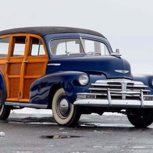 1948 chevrolet fleetmaster woody station wagon oyun 1947 1949 1950 40 50 Amerikan arabası araba chevy istasyonu vagon araç 3d print model - Mito3D