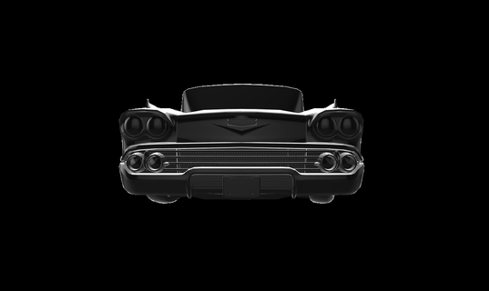 chevrolet impala 1958 auto car cars 3d print model - Mito3D