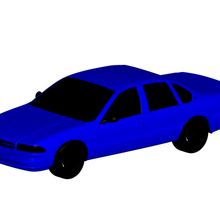 chevrolet impala 1995 3d print model - Mito3D