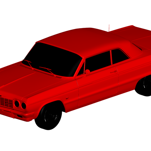 Chevrolet impala ss 3D print model - Mito3D