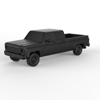 chevrolet k30 crewcab 1979 pre-supported diecast miniatures scalemodels collectibles 1 32 43 64 76 87 cars precision supported hobby diorama vehicles detailing collectors automobilia custom 3d print model - Mito3D