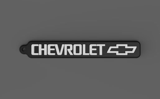 chevrolet keychain gm car racing italy rally 3d print model - Mito3D