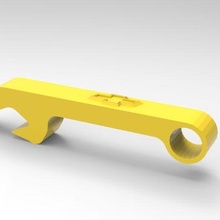 chevrolet keychain bottle opener key ring bottleopener poly logo 3d print model - Mito3D