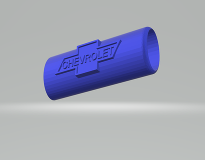 chevrolet lighter cover cars car chevy 3d print model - Mito3D