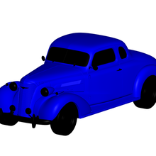 Chevrolet Meister Deluxe 1937 3d print model - Mito3D