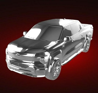 chevrolet silverado ev Home suv automobile car vehicle rally race sports derby supercar gt 3d print model - Mito3D