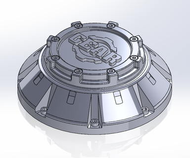 chevrolet silverado rin cup cups lids gear bolts 3d print model - Mito3D