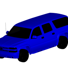 Chevrolet banlieue 3d print model - Mito3D