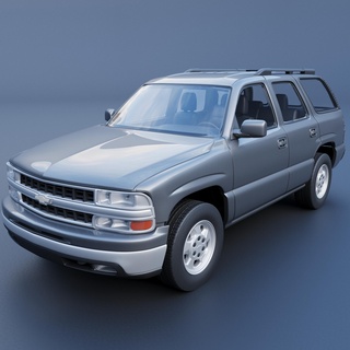 chevrolet tahoe 2002 coche vehiculo coches vehículo pasatiempo auto automotor suv camión rueda escala modelo Sla fdm impresión rc juguete interior 3d print model - Mito3D