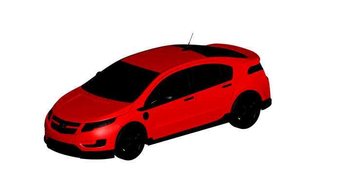 chevrolet volt gioco macchina auto veicolo automobile trasporto rc ar vr pronto aumentata realtà virtuale car3d 3d print model - Mito3D