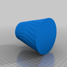 chevron tazza vaso arredamento 3d print model - Mito3D