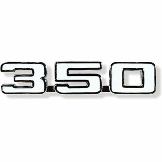 chevy 350 emblem logo chevy nova camaro 350  3d print model - Mito3D