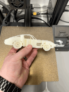 chevy c2 corvette chevrolet car perspective art 3d print model - Mito3D