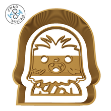 chewbacca - star wars cookie cutter fondant polymer clay gadget pastry baking 3d print model - Mito3D
