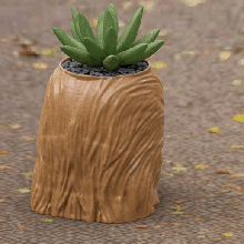 chewbacca pot 3d print model - Mito3D