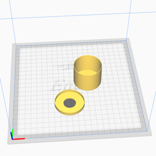 mastigação Chiclete jarra pequeno 3d print model - Mito3D