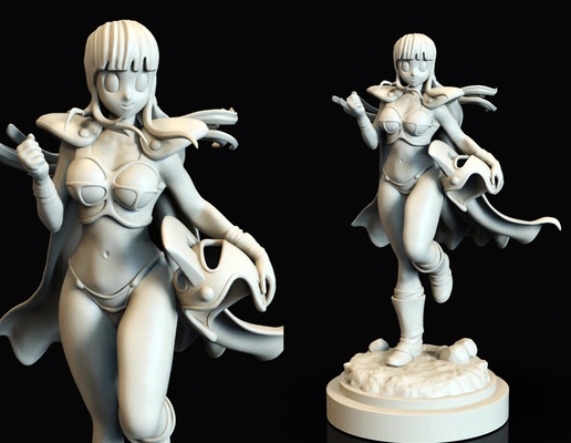 chi dragon balle art chichi dragon ball 3d print model - Mito3D