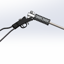 bout blaireau pistolet fusil hmr casquette 3d print model - Mito3D